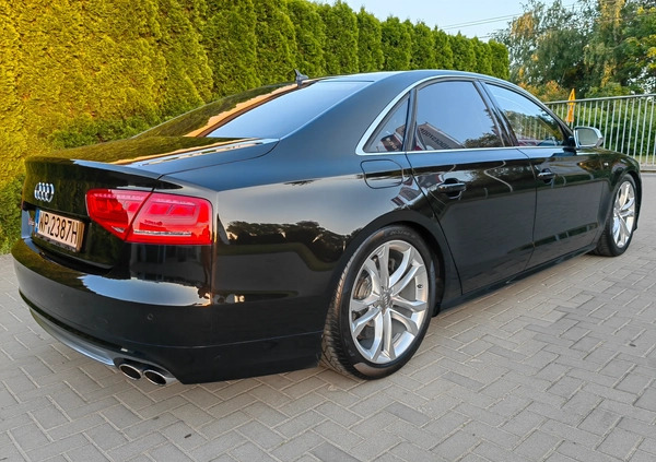 Audi S8 cena 104900 przebieg: 241000, rok produkcji 2013 z Płock małe 742